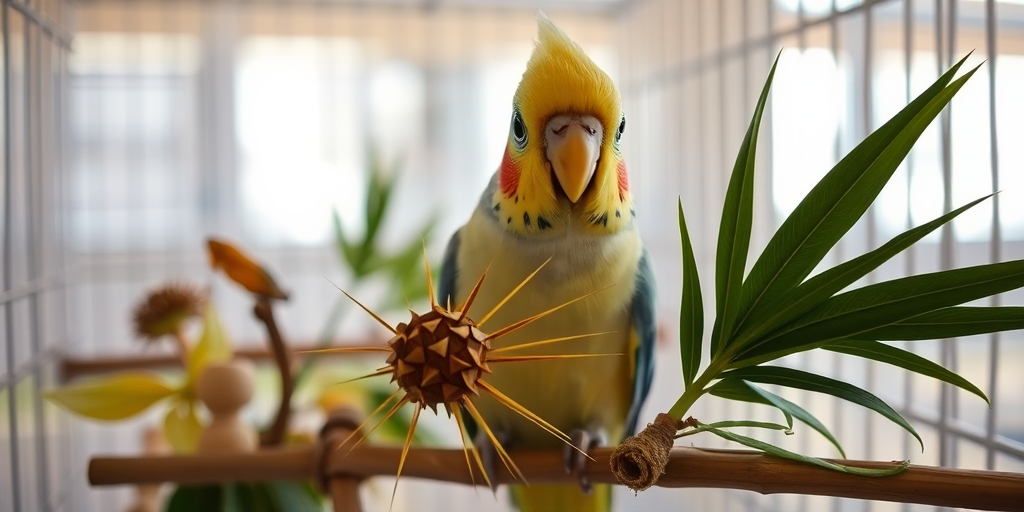 Overview of Foraging Toys for Cockatiels Enhancing Natural Behaviors