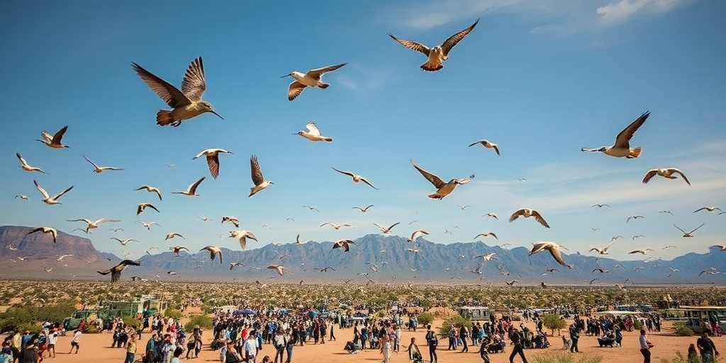 Seasonal Avian Expeditions and Migration Stopover Points